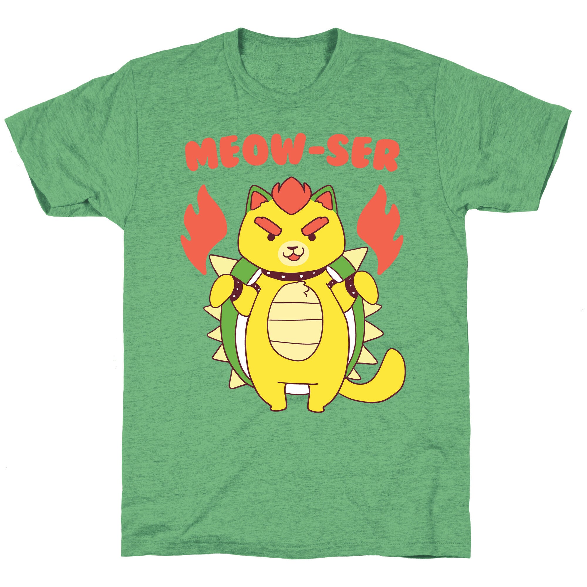 Meow-ser Bowser Unisex Triblend Tee